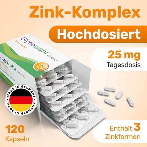 Glycowohl Zink-Komplex 25 mg hochdosierte Kapseln - 2