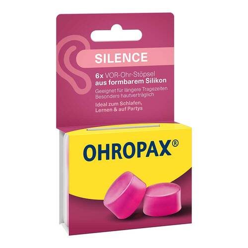 Ohropax Silence Silikon Vor-Ohr St&ouml;psel - 1