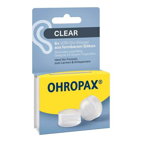 Ohropax Clear Silikon Vor-Ohr St&ouml;psel - 1