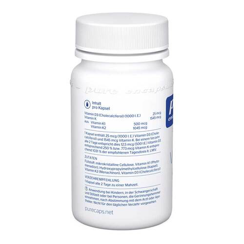 Pure Encapsulations Vitamin K &amp; D Kapseln - 3
