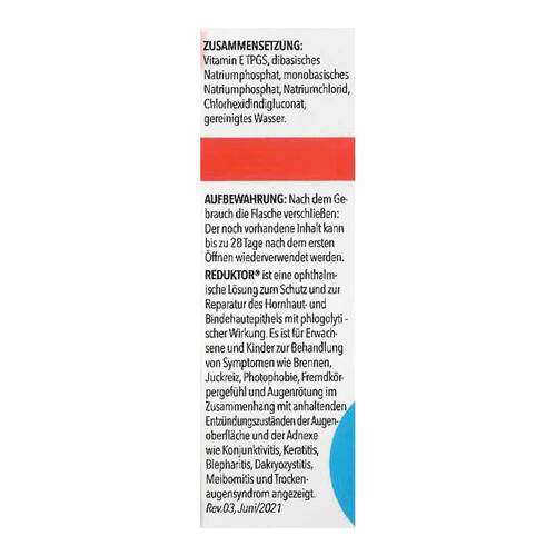 Reduktor ophthalmische L&ouml;sung - 2