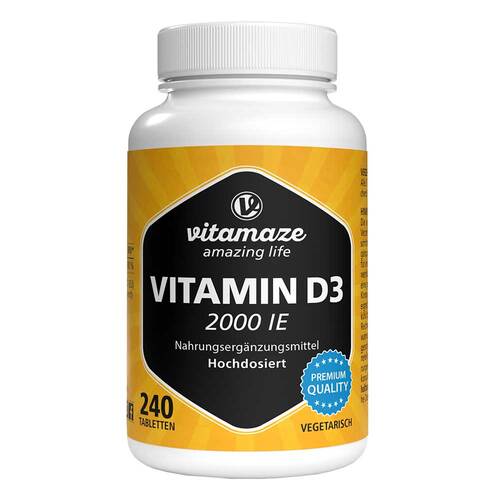 Vitamin D3 2.000 I.E. vegetarisch Tabletten - 1