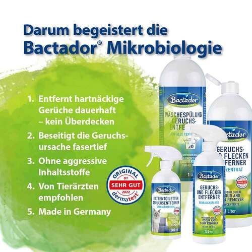 Bactador Bodenreiniger und Geruchsentferner Konzentrat  - 2