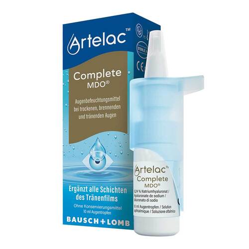 Artelac Complete MDO Augentropfen bei trockenen / tr&auml;nenden Augen - 1
