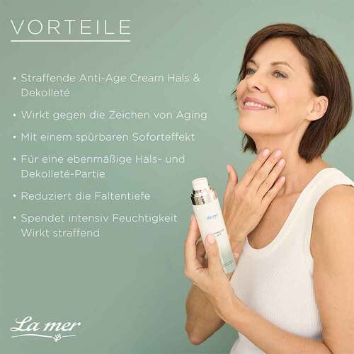 La mer Supreme Lift Anti-Age Cream Hals Dekollete mit Parfum - 5