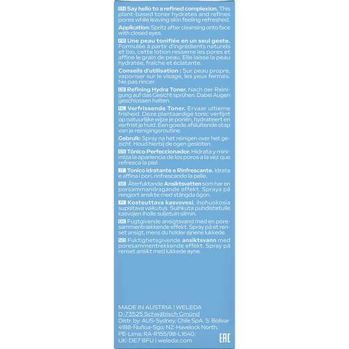 Weleda Refining Hydra Toner mit Flasche - 3