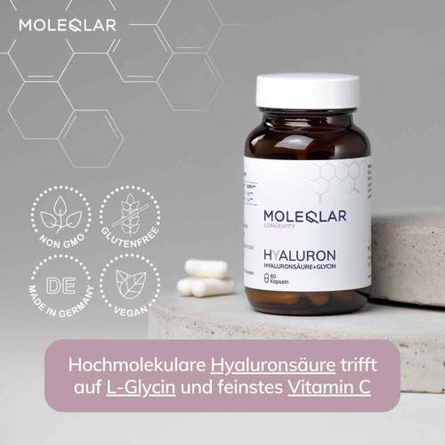 Moleqlar Longevity Hyaluron + Glycin Kapseln - 2