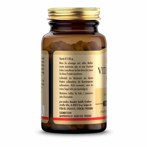 Solgar Vitamin B12 500 µg Kapseln - 4