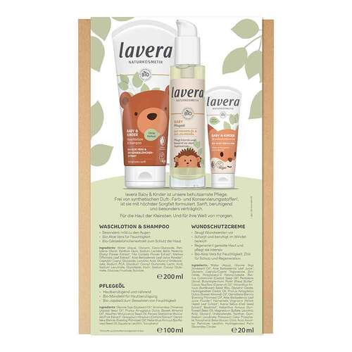 Lavera Geschenkset Baby &amp; Kinder Waschlotion &Pflege&ouml;l - 2