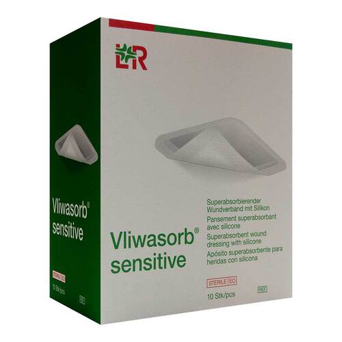Vliwasorb sensitive 12,5x12,5 cm superabsorb.Wundv - 1