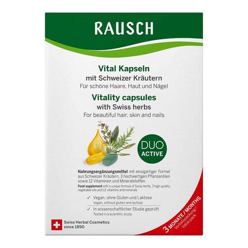 Rausch Vital Kapseln mit Schweizer Kr&auml;uter  - 1