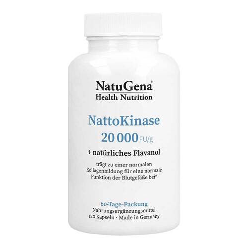 Nattokinase 20.000 + Vitamin C vegan Kapseln - 1