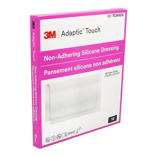 Adaptic Touch 12,7x15 cm nichthaft.Sil.Wundauflage - 1
