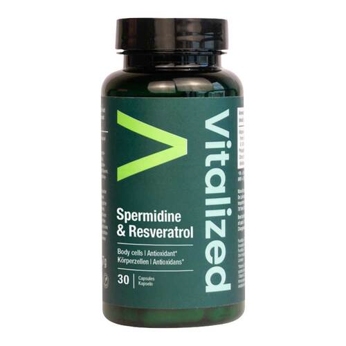 Vitalized Spermidine 3 mg &amp; Resveratrol Kapseln - 1