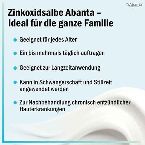 Zinkoxidsalbe Abanta 100 mg / g - 4