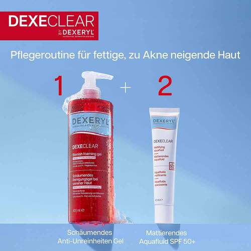 Dexeryl Dexeclear Reinigungsgel schäumend für unreine Haut - 7