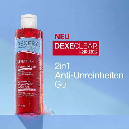 Dexeryl Dexeclear Reinigungsgel schäumend für unreine Haut - 2