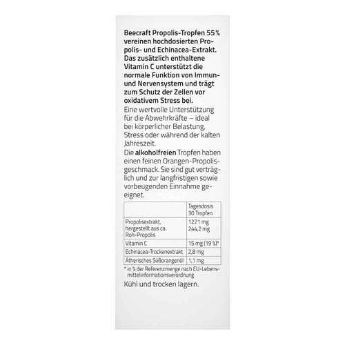 Beecraft Propolis Tropfen 55% plus Echinacea - 3
