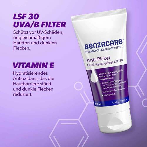 Benzacare Anti-Pickel Feuchtigkeitspflege SPF 30 - 4