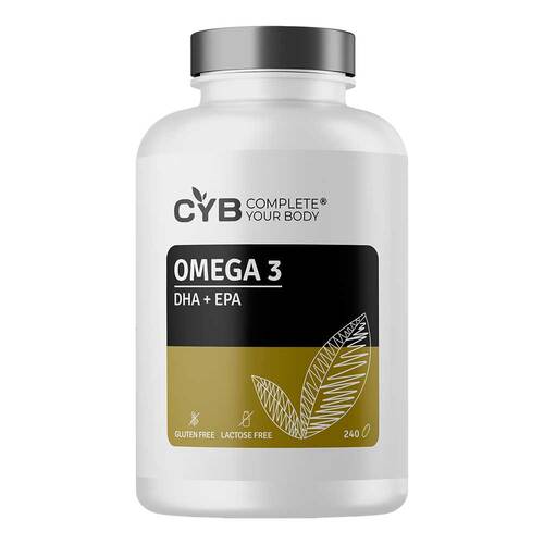 Cyb Omega-3 240 mg DHA + 360 mg EPA Kapseln - 1