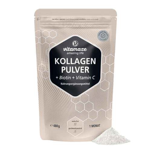 Kollagen Pulver + Biotin + Vitamin C - 1