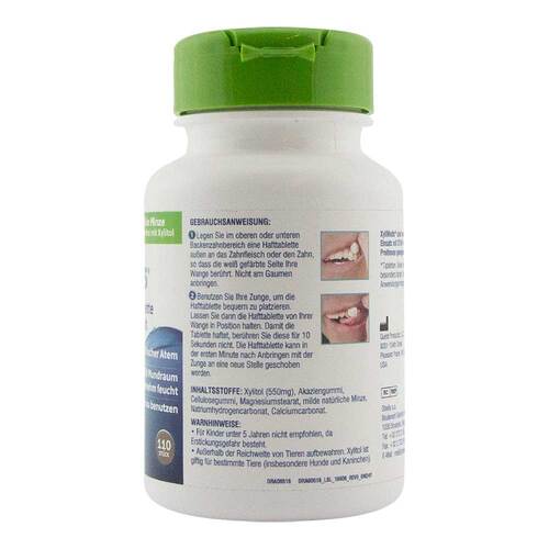 Xylimelts Hafttabletten milde Minze Oracoat - 2