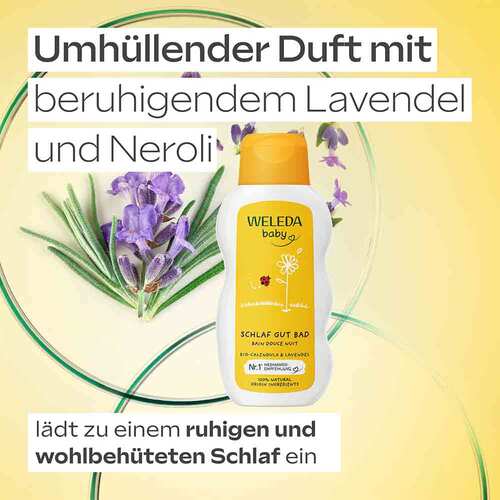 Weleda Calendula Schlaf Gut Bad - 3