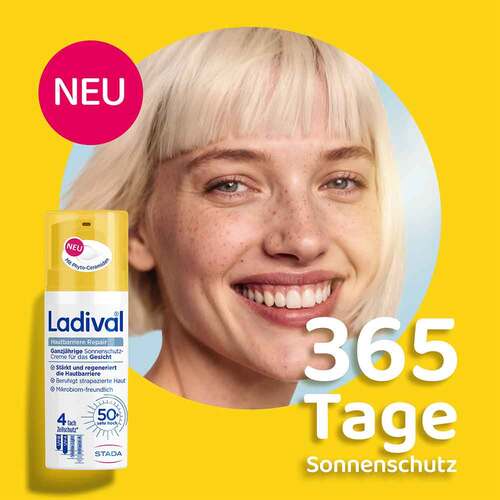 Ladival Hautbarriere Repair Sonnenschutz Creme LSF 50 + - 3