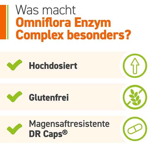 Omniflora Enzym Complex mit Bacillus coagulans Kapseln  - 2