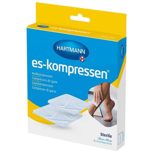 ES-Kompressen steril 10x10 cm 8fach 17f&auml;dig - 1