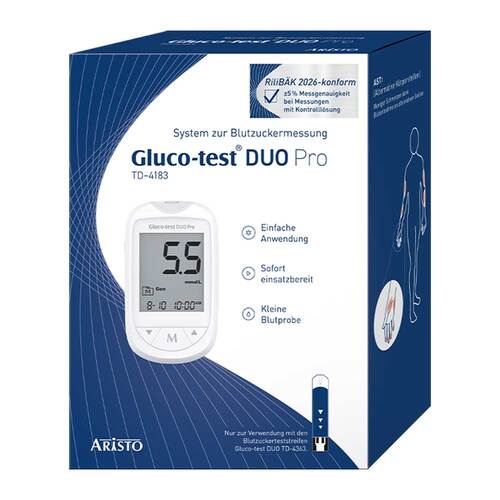 Gluco Test Duo Pro Set Blutzuckermessger&auml;t mmol / l - 1