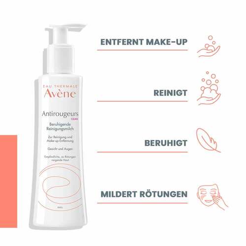 Avene Antirougeurs Clean beruhigende Reinigungsmilch - 2