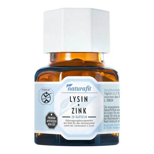 Naturafit Lysin + Zink Kapseln - 1