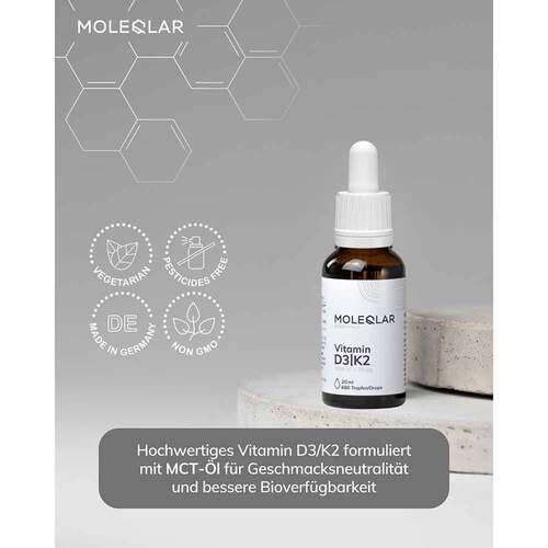 Moleqlar Vitamin D3 / K2 1000 I.E. + 20 µg Tropfen - 2