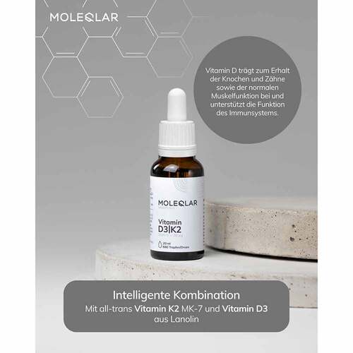 Moleqlar Vitamin D3 / K2 1000 I.E. + 20 µg Tropfen - 3