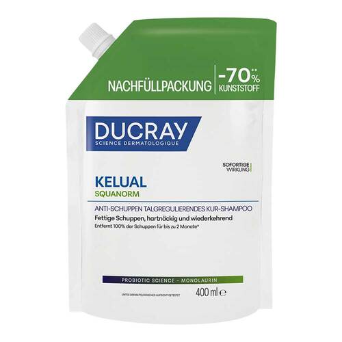 Ducray Kelual Squanorm Anti-Schuppen Shampoo fett. Refill - 1
