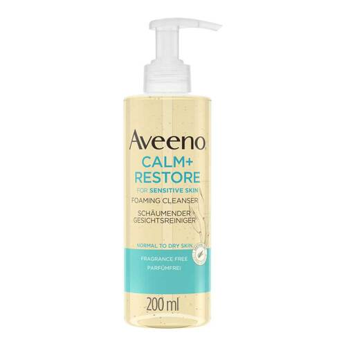 Aveeno Calm + Restore sch&auml;umender Gesichtsreiniger - 1