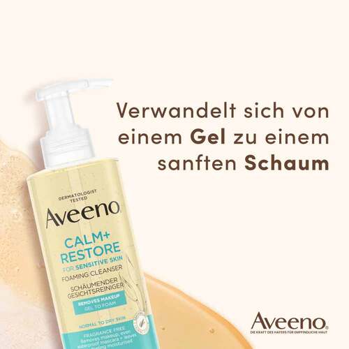 Aveeno Calm + Restore sch&auml;umender Gesichtsreiniger - 7