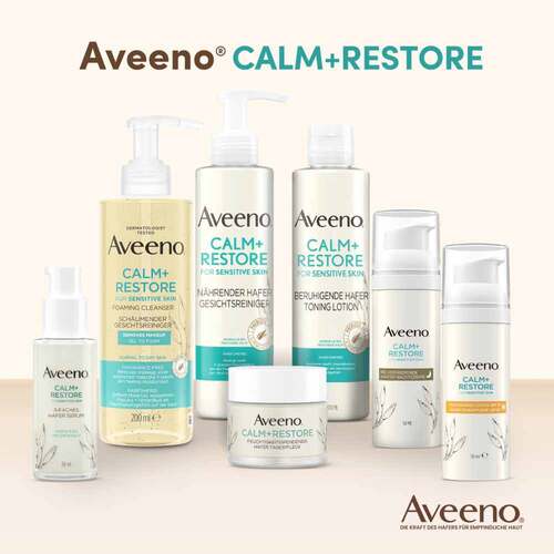 Aveeno Calm + Restore sch&auml;umender Gesichtsreiniger - 8