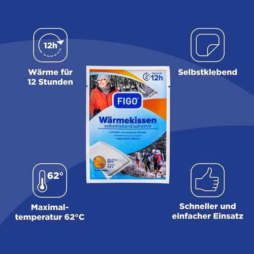 Figo W&auml;rmekissen 12 h selbstklebend Vorteilspack - 2