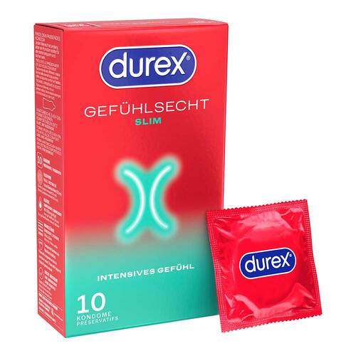 Durex Gef&uuml;hlsecht Slim Kondome - 1