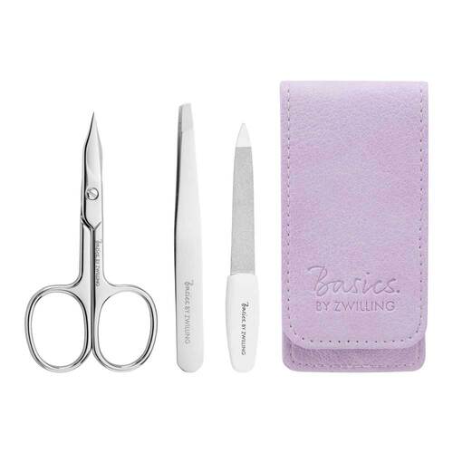 Zwilling Basics Etui Manik&uuml;re 3teilig rosa - 3