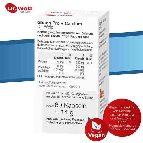 Gluten Pro + Calcium Kapseln - 3