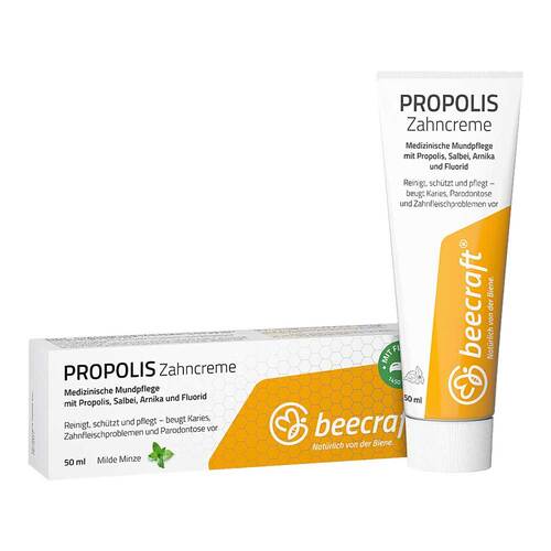 Beecraft Propolis Zahncreme Salbei Arnika Fluorid - 1