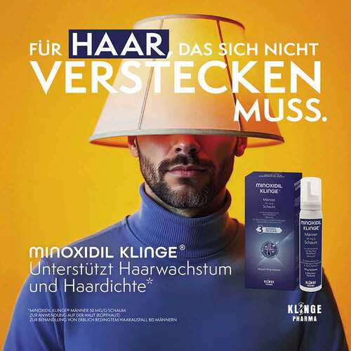 Minoxidil Klinge M&auml;nner 50 mg / g Schaum - 2