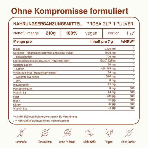 Nupure proba Glp-1 Pulver Stoffwechsel Pro - 6
