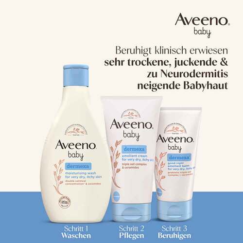 Aveeno baby Dermexa Gute Nacht Emollientien Balsam - 4