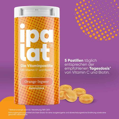 Ipalat Die Vitaminpastille Orange-Ingwer - 3