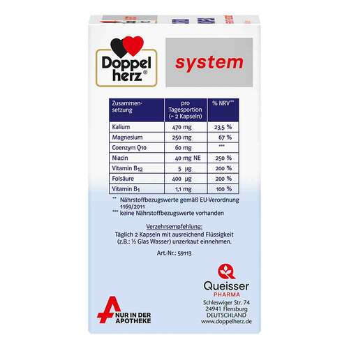 Doppelherz Cardio Komplex system Kapseln - 3