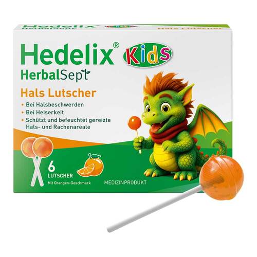 Hedelix Herbalsept Hals Lutscher Kids - 1